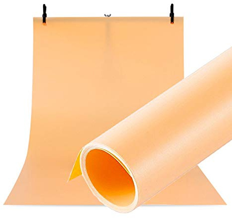 Selens PVC Hintergrund 120 x 200 cm Wasserdicht Fotografie Hintergründe | Matte Background für Fotostudio Gelb