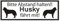 Samunshi® Aufkleber Husky fährt mit - Schild Sticker Hinweisschild Warnschild Vorsicht Hund 50 x 17,5cm Husky fährt mit schwarz