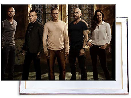 Unified Distribution Prison Break - 60x40 cm Kunstdruck auf Leinwand • erstklassige Druckqualität • Dekoration • Wandbild