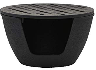 Nicolas Vahe 159480301 Brenner, Gusseisen, Schwarz, h: 8.5 cm, dia: 14.5 cm