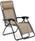 Totò Piccinni Sedia GRAVITY gravità Zero Sdraio da Giardino Poltrona Relax Pieghevole Salvaspazio Tubolari 24mm Reclinabile Tessuto in Textilene, Mare Spiaggia Piscina Arredo Esterno (Londra Beige)
