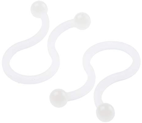 RS PRO Kabelhalter Drehung, Kabel-Ø 10.1 mm Nylon 6.6 Natur 1.7mm x 11.6 mm x 29.8 mm, Packung a 50 Stück