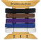 Brazilian Jiu Jitsu Gürteldisplay | BJJ Gürtelhalter für 5 Gürtel plus Medaillen Aufhänger | von weißem bis schwarzem Gürtel | Kampfsport-Gürtelhalter | Geschenke für Jiu Jitsu Praktiker | OSS