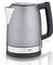 KHG Wasserkocher WK-1701 GE in grau Edelstahl, 1,7 Liter, Kalkfilter, Wasserstandsanzeige, Öffnen per Knopfdruck, Trockengehschutz & Abschaltautomatik, verdecktes Heizelement, BPA-frei, 2200 Watt