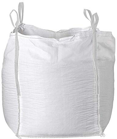 Big Bag per sabbia e terriccio | Sacchetto di costruzione standard di 1m³ |Carico fino a 1500 kg | Pacchetto di 2