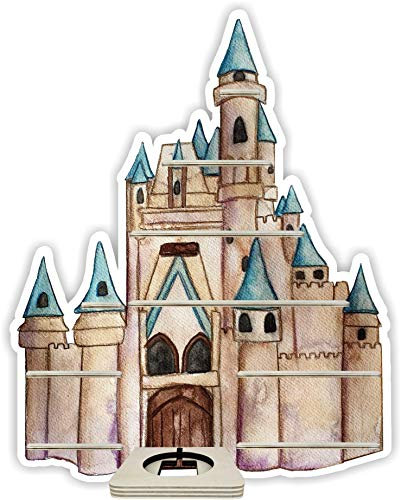 Farbklecks-Collection Musikboxregal Sommergartenschloss - passend für Toniebox - Regal mit Platz für Box sowie 35-40 Figuren