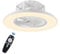 Froadp 90W Deckenventilator mit Beleuchtung, LED Deckenleuchte Ventilator Leise mit Fernbedienung, 8 Flügeln Decken Ventilatoren Lampe, Lüfterlicht für Wohnimmer Schlafzimmer Esszimmer