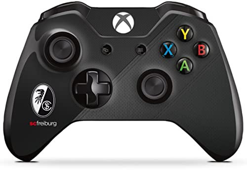 DeinDesign Skin kompatibel mit Microsoft Xbox One Controller Folie Sticker SC Freiburg Logo Schriftzug