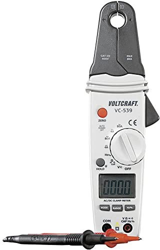 Voltcraft VC-539 Pince ampèremétrique calibrée (ISO) CAT III 600 V Affichage (chiffres) : 4000