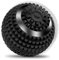 Uppye Vibrierendes Ball-Massagegerät, 4-Gang-Fitness-Lacrosse-Ball, Mobilitätsball für Workout-Erholung, Tiefengewebe-Massagegerät zur Schmerzlinderung und Triggerpunkt-Behandlung (Schwarz)