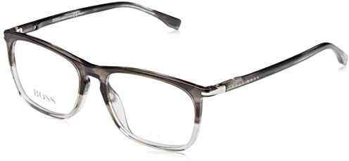 BOSS HUGO 1044/IT Brille, Grey Havana, 55 für Herren, Grau (Grey Havana)