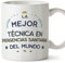 MUGFFINS Tazas para TÉCNICA EN EMERGENCIAS SANITARIAS mujer - En Español - Mejor del Mundo - 11 oz / 330 ml - Regalo original y divertido