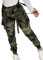 Onsoyours Pantalon Cargo Femme Multi-Poches Streetwear Taille Haute Hip Hop Pantalon Respirant Sport Pantalon De Travail Outdoor Pants Z1 Armée Verte S