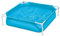 Summer Waves Piscina cuadrada pequeña con marco de plástico de 12 pies de largo y 12 pulgadas de profundidad, piscina sobre el suelo para niños menores de 6 años, azul, 48 x 48 x 12 pulgadas