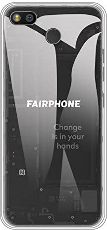 TPU Handyhülle Kompatibel mit Fairphone 3, Stoßfeste Weiche Schutzhülle mit Präzisen Aussparungen und Kratzfestem, Schlankem Design (Transparent)