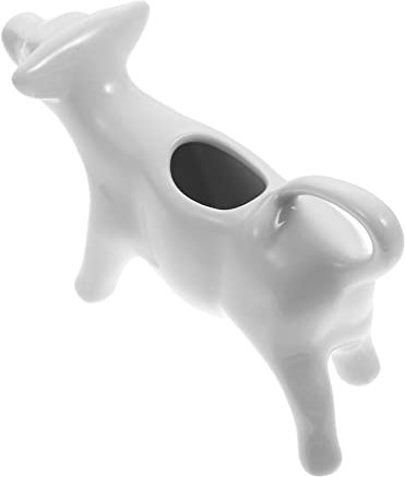 Baluue Ceramic Animal Shaped Milk Kettle Cute Sauce Cup Coffee Pourer Creative Design Ideal for Milk Cream and Sauces for Kitchen Use