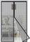 Moustiquaire Porte Magnétique 120x210 cm Fibre de verre，Moustiquaire Porte Fenetre Maille renforcée，Fermeture Automatique，Anti-rayures，Retardateur de flamme， Installation sans Outil，Noir