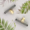 Pexintek 10 Pack Gold Modern Cabinet Handles Solid T Bar Knobs Kitchen Bathroom bedrooms Study Furniture Door Vintage Pulls with Screws for Cupboards Drawer Wardrobe Dresser (Gold and Grey)