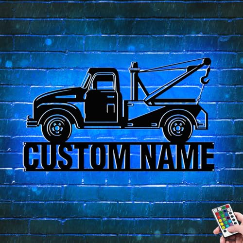 Personalisiertes Neon-Schild mit Traktor-Motiv, individuelles Metall-Traktor-Nachtlicht, 16 Farben mit Fernbedienung, Schlafzimmer-Dekoration, Geburtstag, Weihnachten, Spielzeug, Geschenk für Kinder,