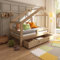 Need Sleep Hausbett 80x160 cm mit Schublade und Rausfallschutz Asymmetrisch