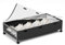 KITHELP Under Bed Storage Containers with Wheels, underbed shoe storage organizer with Removable Lids, Large rolling under bed storage dresser drawers for Clothes Toys Shoes Blankets, Liiyly-UBS-1