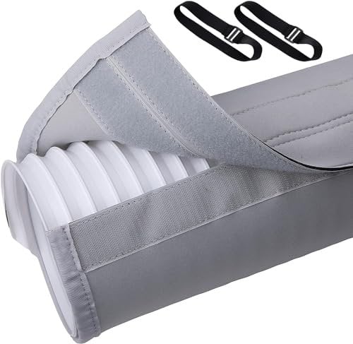 150X50CM Copri Tubo Condizionatore Portatile - Wrap Per Uso Domestico AC Con Manicotto Per Tubi Flessibile Accessori Aria Condizionata-Condotto di Scarico AC Isolamento di Sfiato