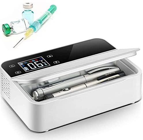 GNbow RéFrigéRateur à Insuline, 0-18°C Réfrigérateur Médical Refroidisseur de Médicaments Boîte de Stockage de Médicaments, Mini Frigo Medical for Cars, Travel