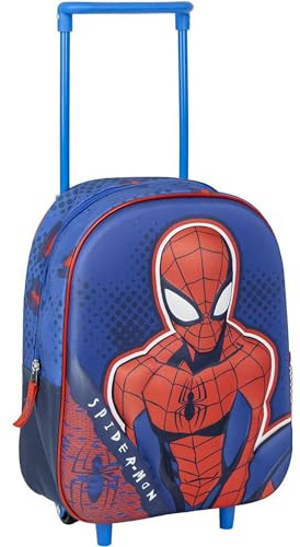 CERDÁ LIFE'S LITTLE MOMENTS Unisex Kinder 3D Spiderman Kinderrucksack, blau