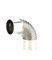 Edelstahl 90 Grad Ellenbogen Schornsteinauskleidung Bogen Ellenbogen Rohr Multi Rauchrohr für Outdoor Camping Holzofen Campingkocher Zubehör 60mm 70mm 80mm(2)