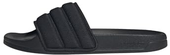 adidas Unisex ADILETTE NOSHOWER SLIDES, core black/core black/core black, 16 UK
