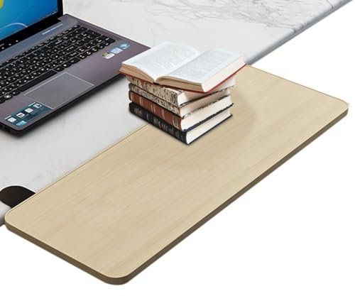 Kensbro Ergonomische Schreibtischverlängerung, Schreibtisch verlängerung, Desk Extender, Computertischverlängerung Unterstützung für den Ellenbogenarm, 52x25cm