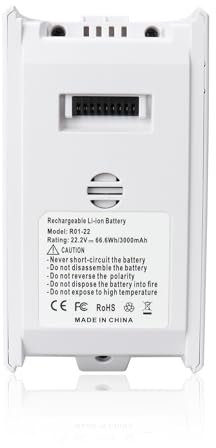 OPAHUTER 3000 mAh Cordless Vacuum Cleaner Replacement Battery for Levoit LVAC-200 LSV-V201B vacuum cleaner battery, accessories for cordless vacuum cleaner 12 V