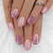 Mrltau 24 PCS Press On Nails Kurz, Kurz Fingernägel Zum Aufkleben, Acryl Kunstnägel Zum Aufkleben, Fingernägel, Design Kunstnägel Kurz