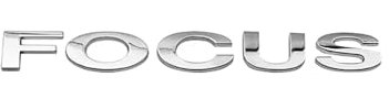 SDUEYZS Auto 3D Emblem Aufkleber für Ford Focus Logo MK4 MK5 MK6 MK7 Abzeichen Logo Karosserie Anbauteile Zubehör,A