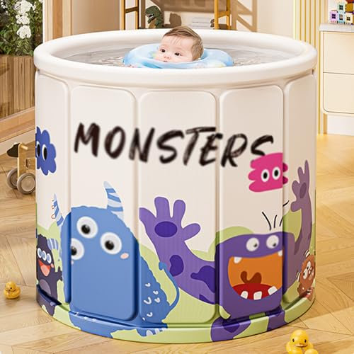 Baignoire Bebe, Bain Froid Portable, Piscine pour Enfants, Baignoire Enfant sans Pompe À Air, pour Adulte, Extérieur, Maison, Salle De Sport