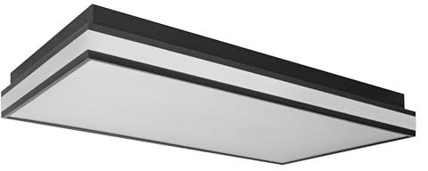Osram SMART+ Matter Magnet LED Deckenleuchte 600x300mm TW | SMART+ MATTER Magnet, Indoor Wall Lighting, Schwarz, 30000 h, 1-Pack