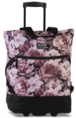 Punta® Einkaufstrolley (33 L) - Stabiler Einkaufswagen für müheloses Einkaufen mit leise laufenden Skater-Rollen - Perfekt als Shopper und Weekender - Einkaufstrolley klappbar