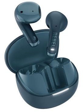 Fresh 'n Rebel Twins Core 2 Wireless In-Ear Kopfhörer - Klarer Sound - 40h Akku - Bluetooth 6.0-2 Mikrofone zum Telefonieren - Multipoint - Quick Charge - Spritzwassergeschützt (Steel Blue)