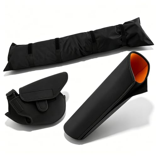 Kit de Protección E-Bike 3 Piezas – Funda para Batería, Ebike Motor Cubierta Protección y Funda Protectora para Manillar de Bicicleta en Neopreno, Hidrorrepelent
