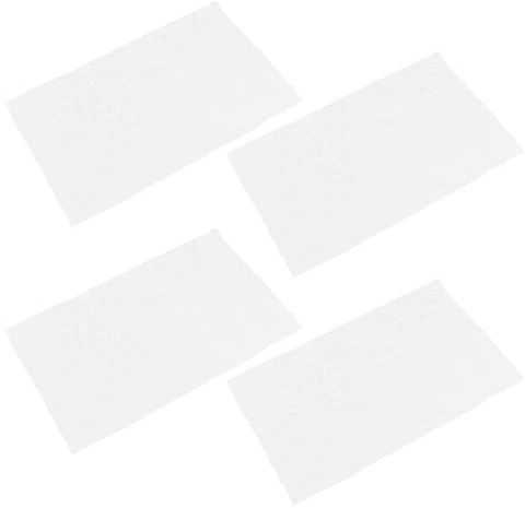 VILLCASE 4 Stück Weißes Nylon Netz für Nassfilzen Antihaftbeschichtet und Vielseitig Kompatibel für Anfänger im Schul und Reisebereich