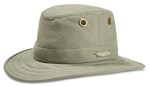 Tilley Cotton Duck Brimmed Hat - Khaki Olive - A classic from the original collection and still going strong