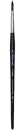 Raphael SoftAqua Synthetic Squirrel Watercolor Brush, Round, 8