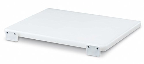AUSONIA - 66401 TABLA DE CORTE DE POLIETILENO DE CARNICERO 40 X 30 X 2 COLOR BLANCO CON POSIBILIDAD DE FIJACIÓN A PARED/MUEBLE