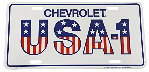 Corvette Central Das usa-1 Korvette Chevrolet Nummernschild schmücken(schützen Sich,wehren ab)