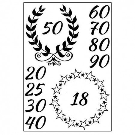 Efco Jubilaeum 1 Stempel mit 12 Teilen, 11 x 8 x 2 cm