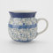 Arty Farty Polish Pottery 210ml Lady Mug - Forget-Me-Not