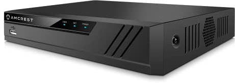 amcrest NV4108e 1080P (8CH 1080P/3MP/4MP/5MP) Videoregistratore di rete - Supporta fino a 8 x 1080p (2.1MP) Telecamere WiFi @ 30fps in tempo reale, supporta fino a 6TB HDD (non incluso)