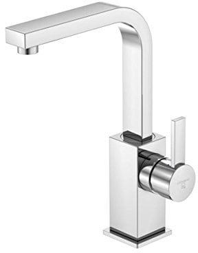 Steinberg 120 1500 Hochwertige Brause-Armatur aus massivem Messing für Küche und Bad Waschtisch-Einhebelmischer mit Ablaufgarnitur, Chrom, M