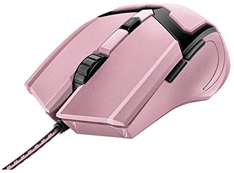 Trust Gaming GXT 101P Spectra Mouse Gaming, Rosa