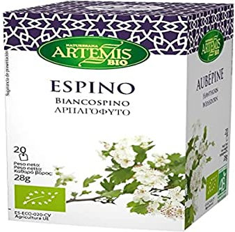 Artemisbio Espino Blanco Eco 20 Filtros Filtros Infusiones Artemisbio 200 g